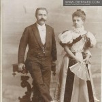Karolina i Aleksander Oberhard 1886 rok (Lwów)
